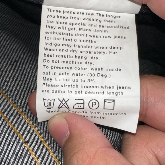 Naked and Famous Japanese Denim Jeans - Picture 7 of 7